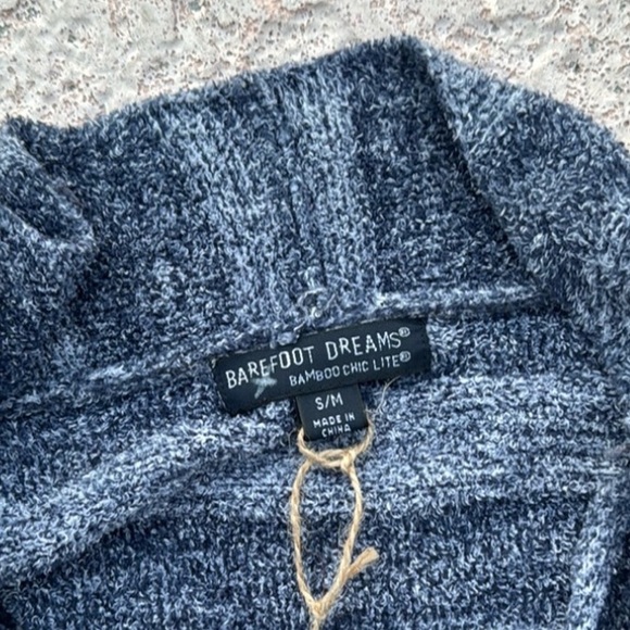 Barefoot Dreams Stripe Calypso Wrap Sweater - Picture 7 of 9